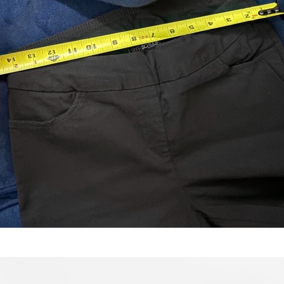 Black Pants with Button Detailing - Picture 3 of 8